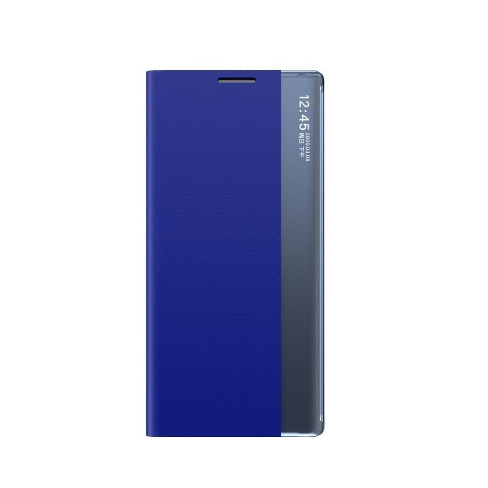 Telefona vāciņš Sleep Bookcase Type ar viedo logu priekš Samsung Galaxy A32 5G / A13 5G, zils cena un informācija | Telefonu vāciņi, maciņi | 220.lv
