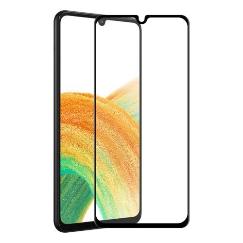 Samsung Galaxy A33 5G ekrāna aizsargstikliņš Full Glue 5D cena un informācija | Ekrāna aizsargstikli | 220.lv