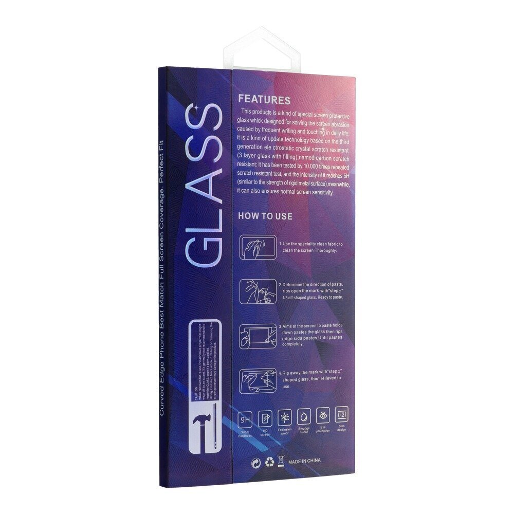 Samsung Galaxy A33 5G ekrāna aizsargstikliņš Full Glue 5D cena un informācija | Ekrāna aizsargstikli | 220.lv