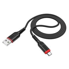 HOCO kabelis USB uz Micro 2,4A VICTORY X59 1 metrs, melns цена и информация | Кабели для телефонов | 220.lv