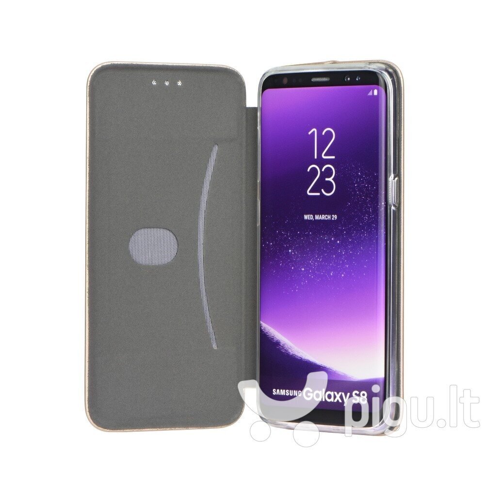 Samsung Galaxy A73 5G maciņš Forcell Elegance, melns cena un informācija | Telefonu vāciņi, maciņi | 220.lv