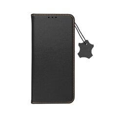 Ādas telefona vāciņš Forcell SMART PRO priekš Samsung Galaxy S22 Ultra, melns cena un informācija | Telefonu vāciņi, maciņi | 220.lv