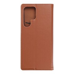 Кожаный чехол Forcell SMART PRO для Samsung Galaxy S22 Ultra, коричневый цена и информация | Чехлы для телефонов | 220.lv