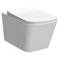 WC komplekts: zemapmetuma rāmis Geberit Duofix Basic, ar piekaramo tualetes podu Tinos un pogu Delta цена и информация | Tualetes podi | 220.lv
