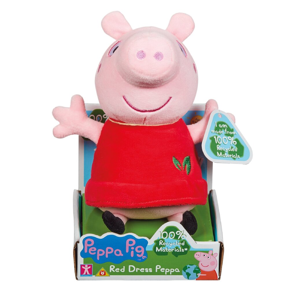 Plīša rotaļlieta Cūciņa Pepa (Peppa Pig), 20 cm cena un informācija | Mīkstās (plīša) rotaļlietas | 220.lv