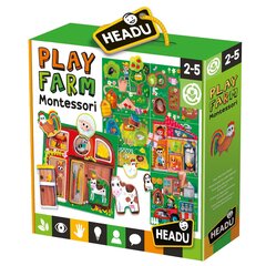 Развивающая игра Headu Montessori, ферма цена и информация | Развивающие игрушки | 220.lv