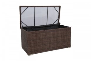 Садовый ящик для подушек и инструментов Lorca Mini 841 L, коричневый цена и информация | Уличные контейнеры, контейнеры для компоста | 220.lv