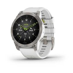 Garmin epix Gen 2 Sapphire White Titanium/Carrera White 47мм цена и информация | Смарт-часы (smartwatch) | 220.lv