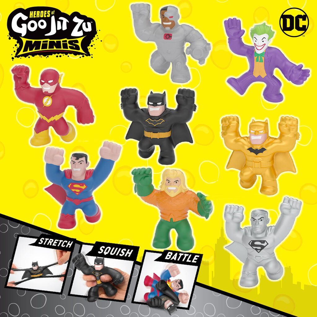 Minifigūru komplekts Heroes Of Goo Jit Zu DC, 8 gab. cena un informācija | Rotaļlietas zēniem | 220.lv