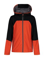 Zēnu softshell jaka, Icepeak Keo 51871-9*642, oranžs/melns 6438513936518 цена и информация | Свитеры, жилетки, пиджаки для мальчиков | 220.lv