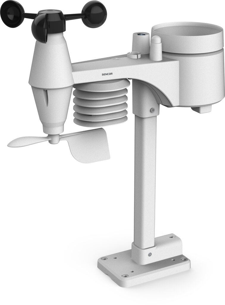 Profesionāla meteoroloģiskā stacija Sencor SWS 12500 WIFI, 7in1 cena un informācija | Meteostacijas, āra termometri | 220.lv