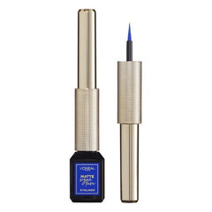 Eyeliner Matte Signature L'Oreal Make Up 02-Blue цена и информация | Тушь, средства для роста ресниц, тени для век, карандаши для глаз | 220.lv