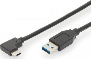 Assmann AK-300147-010-S, USB-C/USB-A, 1 м цена и информация | Кабели и провода | 220.lv