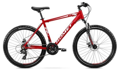 Kalnu velosipēds Romet Rambler R6.2 26 "2022, sarkans/balts cena un informācija | Velosipēdi | 220.lv