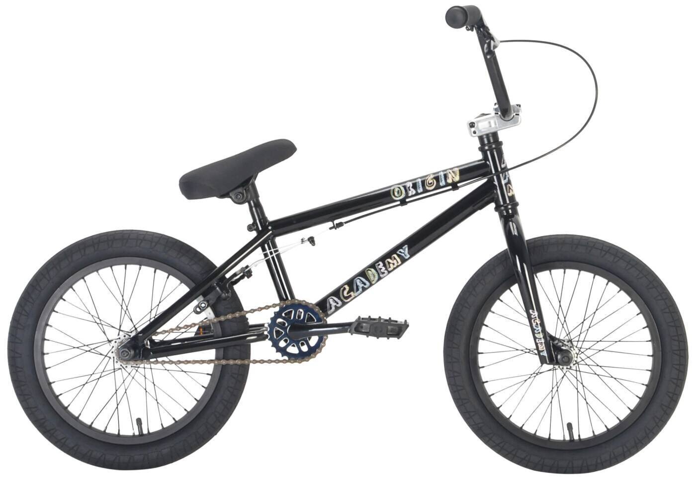 Academy Origin 16 "2021 BMX Freestyle velosipēds, spīdīgi melns / pulēts цена и информация | Velosipēdi | 220.lv