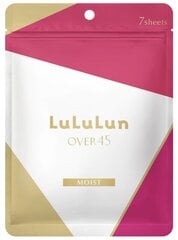 Intensīvi mitrinoša un ādu savelkoša pretnovecošanās salvetes maska LuLuLun Over 45 Moist Sheet Mask 7-pack цена и информация | Маски для лица, патчи для глаз | 220.lv