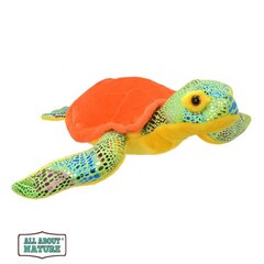 Wild Planet mīkstā rotaļlieta Jūras bruņurupucis 30cm cena un informācija | Mīkstās (plīša) rotaļlietas | 220.lv