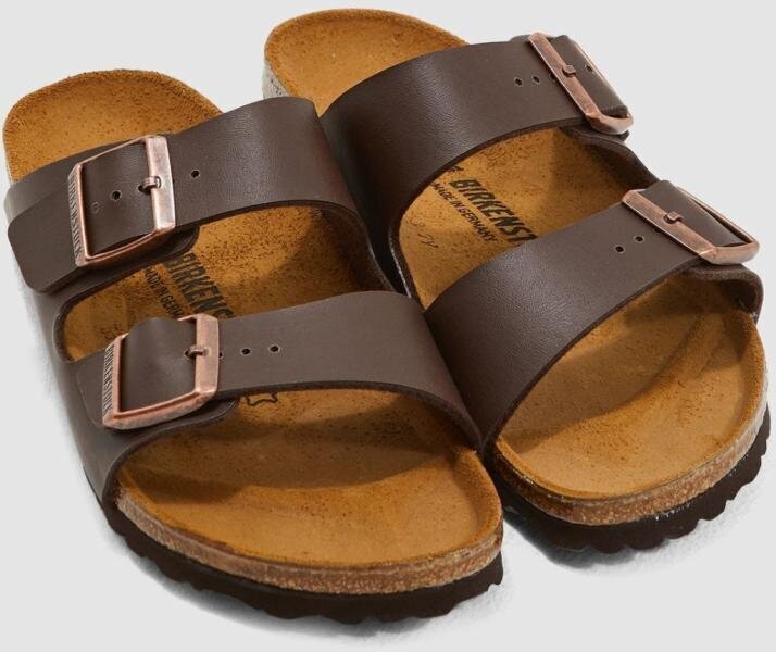 BIRKENSTOCK apavi ARIZONA BF / Dark Brown / Regular Fit cena un informācija | Vīriešu iešļūcenes, čības, sandales | 220.lv