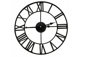 Metalinis sieninis laikrodis 40 cm su tyliu mechanizmu цена и информация | Часы | 220.lv