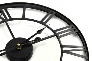 Metalinis sieninis laikrodis 40 cm su tyliu mechanizmu цена и информация | Часы | 220.lv