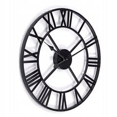 Metāla sienas pulkstenis 50 cm ar klusuma mehānismu cena un informācija | Sienas pulksteņi | 220.lv