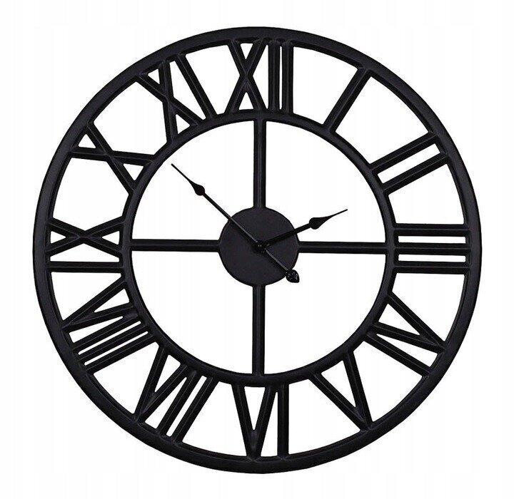 Metāla sienas pulkstenis 45 cm cena un informācija | Pulksteņi | 220.lv