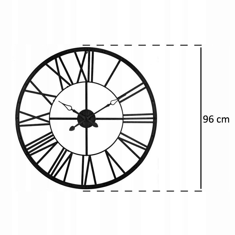 Metāla sienas pulkstenis 96 cm цена и информация | Pulksteņi | 220.lv
