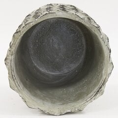 Keramikas puķu pods 18 x 22(A) cm, pelēks cena un informācija | Puķu podi | 220.lv