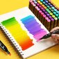 Skicēšanas marķieri, marķieru komplekts 48 krāsas, flomāsteri, zīmēšanai цена и информация | Modelēšanas un zīmēšanas piederumi | 220.lv