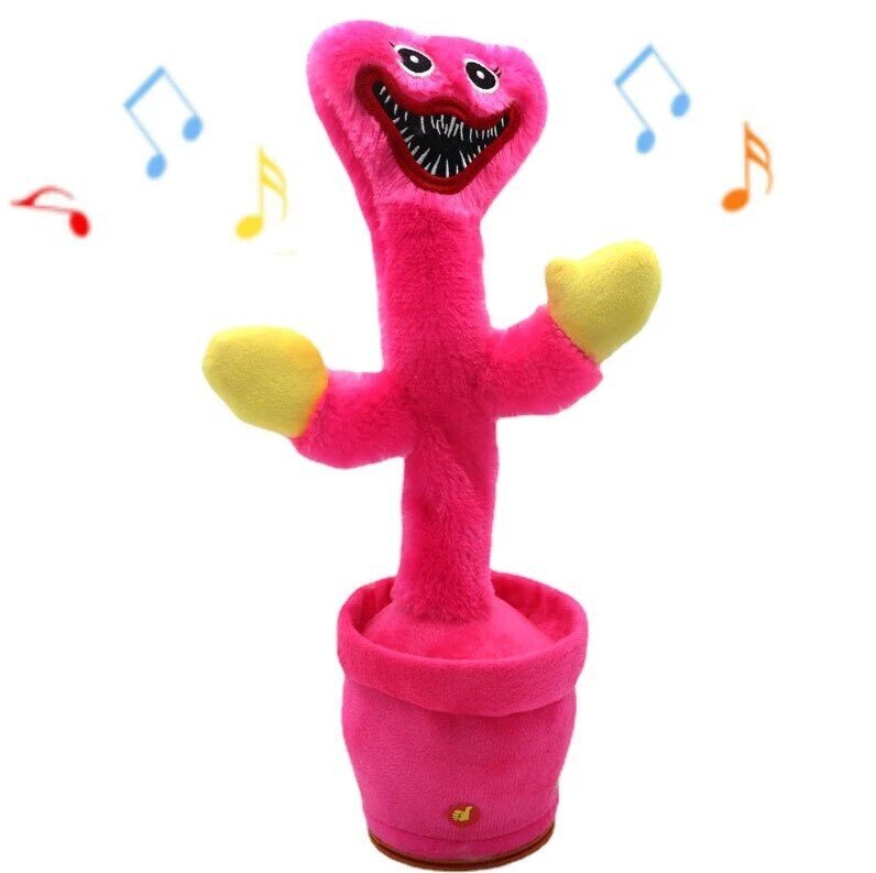 Maigi dejojošs, dziedošs un atkārtotas kustības rotaļlietu kaktuss Airi, rozā цена и информация | Asprātīgas dāvanas | 220.lv