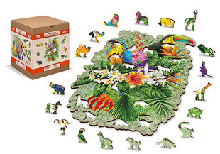 Koka puzle Tropiskie putni, 300 detaļas cena un informācija | Puzles, 3D puzles | 220.lv
