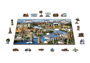 Деревянная головоломка Мир пейзажа, 300 деталей цена и информация | Пазлы | 220.lv
