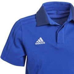 T-krekls zēnam Adidas Condivo 18 Cotton Polo Junior, zils цена и информация | Рубашки для мальчиков | 220.lv