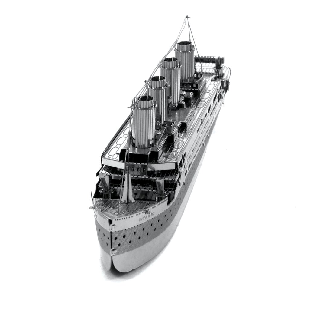 3D puzle Metal Earth Kruīza kuģis Titanic cena un informācija | Konstruktori | 220.lv