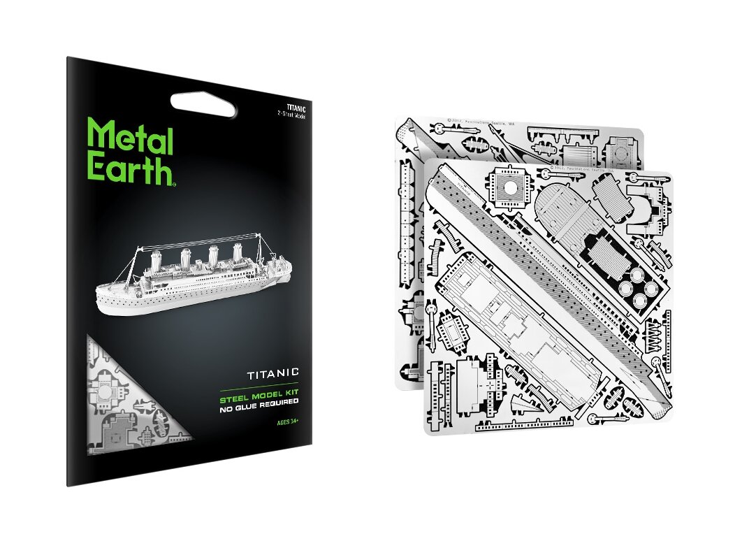 3D puzle Metal Earth Kruīza kuģis Titanic cena un informācija | Konstruktori | 220.lv