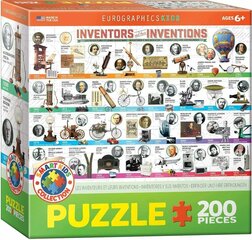 Puzle Eurographics, 6200-0724, Inventors and their Inventions, 200 gab. cena un informācija | Puzles, 3D puzles | 220.lv