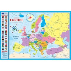 Puzle Eurographics, 6200-5374, Map of Europe, 200 gab. cena un informācija | Puzles, 3D puzles | 220.lv