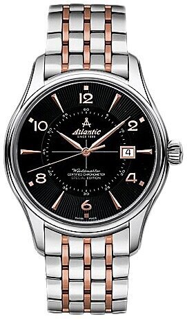 Vīriešu pulkstenis Atlantic Worldmaster 1888 COSC 52753.41.65RM cena un informācija | Vīriešu pulksteņi | 220.lv