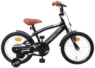 Bērnu velosipēds Amigo BMX Fun, 16”, melns cena un informācija | Velosipēdi | 220.lv