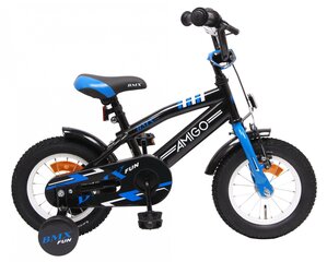 Bērnu BMX velosipēds Amigo BMX Fun 12'' 21 cm, zils cena un informācija | Velosipēdi | 220.lv