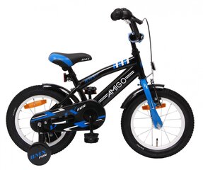 Bērnu velosipēds Amigo BMX Fun, 14”, melns/zils cena un informācija | Velosipēdi | 220.lv