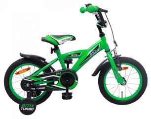 Детский велосипед Amigo BMX Turbo, 14", зеленый цена и информация | Велосипеды | 220.lv