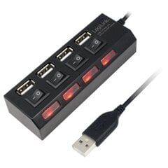 LogiLink - HUB USB2.0 цена и информация | Адаптеры и USB разветвители | 220.lv