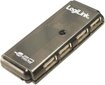 LogiLink - HUB USB 2.0 4-portu cena un informācija | Adapteri un USB centrmezgli | 220.lv