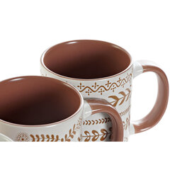 Кружка Mug DKD Home Decor, 13 x 8.5 x 9.5 cм, 4 шт, 330 мл цена и информация | Стаканы, фужеры, кувшины | 220.lv