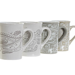 Кружка Mug DKD Home Decor, 11.5 x 8 x 11 cм, 4 шт, 320 мл цена и информация | Стаканы, фужеры, кувшины | 220.lv