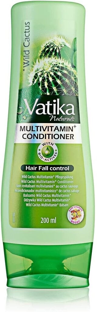 Dabur Vatika kondicionieris Cactus, 200 ml cena un informācija | Matu kondicionieri, balzāmi | 220.lv