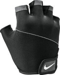 Sporta cimdi sievietēm Nike N.LG.D2.010.SL, melni цена и информация | Перчатки для турника и фитнеса | 220.lv