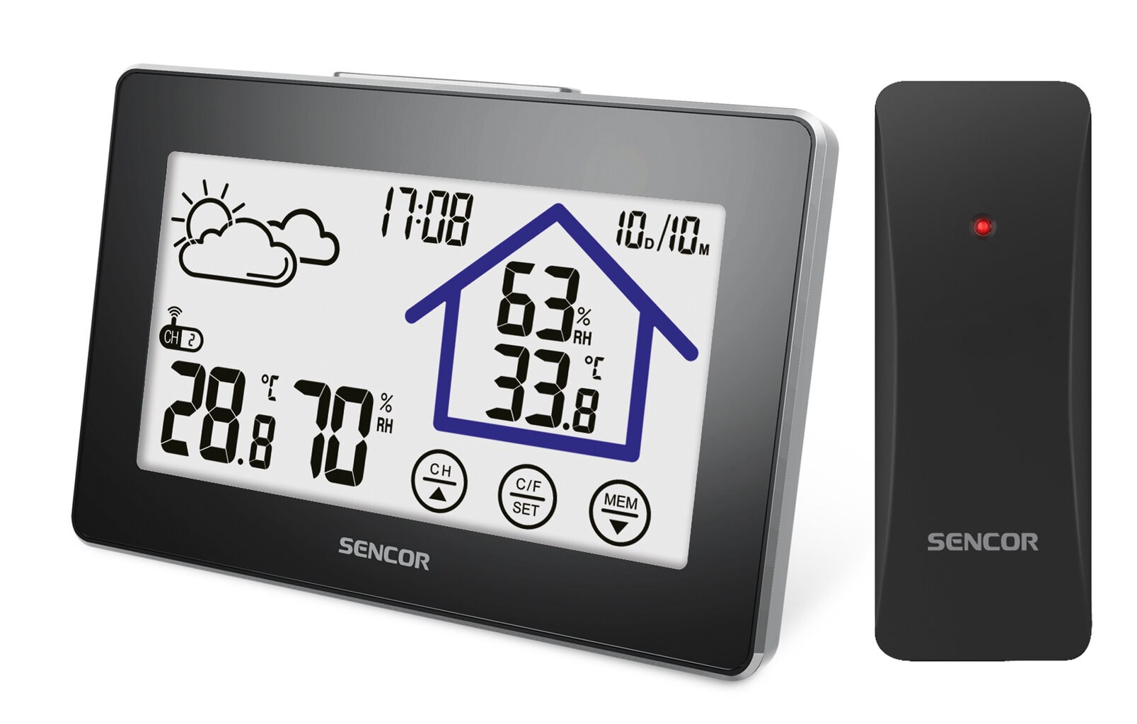 Meteoroloģiskā stacija Sencor SWS 2999 цена и информация | Meteostacijas, āra termometri | 220.lv