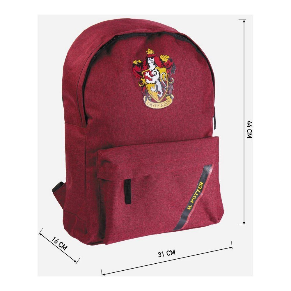 Skolas soma Harry Potter, tumši sarkana (31 x 44 x 16 cm) cena un informācija | Skolas somas | 220.lv